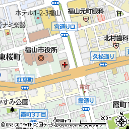 ゆうちょ銀行福山店周辺の地図
