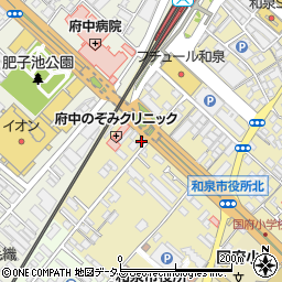 大阪府和泉市府中町2丁目1-7周辺の地図