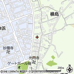 岡山県笠岡市横島1214周辺の地図