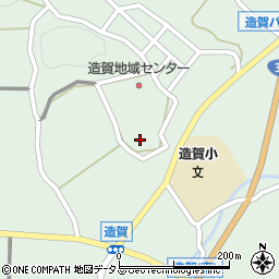 広島県東広島市高屋町造賀3633周辺の地図