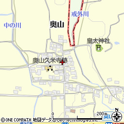 奈良県高市郡明日香村奥山665周辺の地図