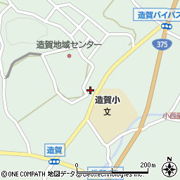 広島県東広島市高屋町造賀2769周辺の地図