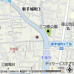 中元クリーニング株式会社　福山営業所周辺の地図