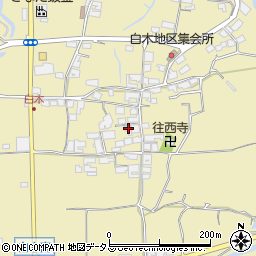 大阪府南河内郡河南町白木406周辺の地図