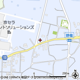 ファミリーマートたまき野篠店周辺の地図