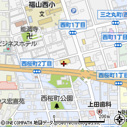 株式会社大進本店　福山店周辺の地図
