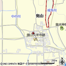 奈良県高市郡明日香村奥山671周辺の地図