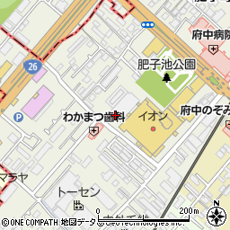大阪府和泉市肥子町周辺の地図