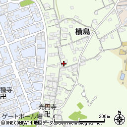 岡山県笠岡市横島742周辺の地図