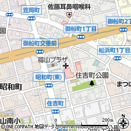 広島県福山市住吉町周辺の地図