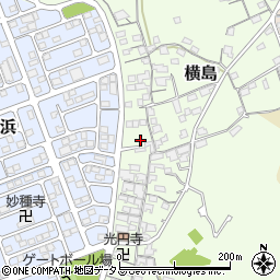 岡山県笠岡市横島1207周辺の地図
