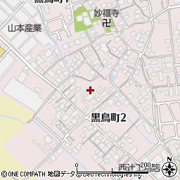 大阪府和泉市黒鳥町2丁目周辺の地図