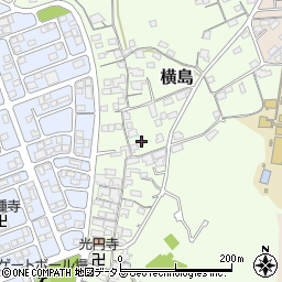 岡山県笠岡市横島743周辺の地図