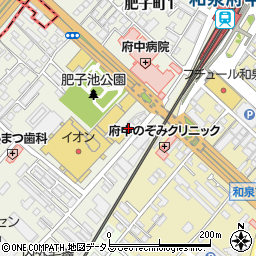 ダイリキＤ　イオン和泉府中店周辺の地図