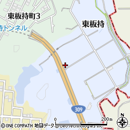 大阪府富田林市東板持967周辺の地図