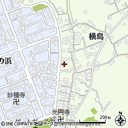 岡山県笠岡市横島1210周辺の地図