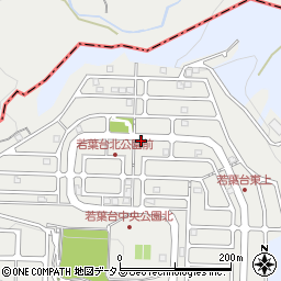 若葉台北公園周辺の地図