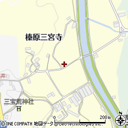 奈良県宇陀市榛原三宮寺周辺の地図