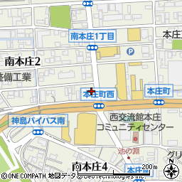 すき家２国福山南本庄店周辺の地図