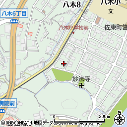 中川荘周辺の地図