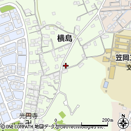 岡山県笠岡市横島747周辺の地図