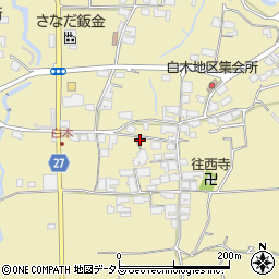 大阪府南河内郡河南町白木400周辺の地図