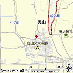 奈良県高市郡明日香村奥山674周辺の地図