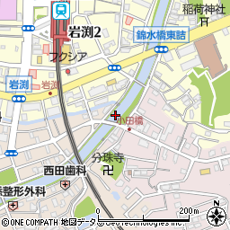 小田橋周辺の地図