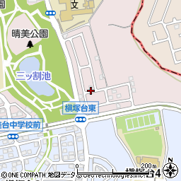 晴美台かのこそう公園周辺の地図