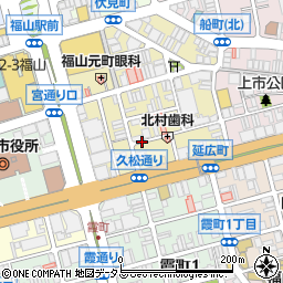 広島県福山市延広町周辺の地図