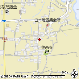 大阪府南河内郡河南町白木520周辺の地図