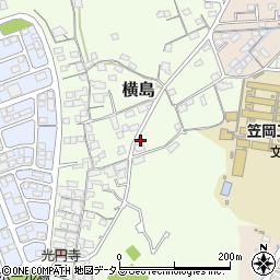 岡山県笠岡市横島731周辺の地図