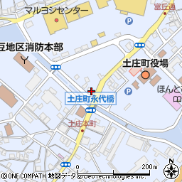 高松信用金庫土庄支店周辺の地図