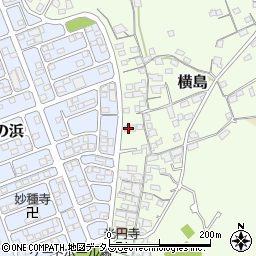 岡山県笠岡市横島1209周辺の地図
