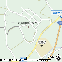 広島県東広島市高屋町造賀3686周辺の地図