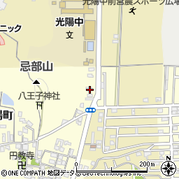 奈良県橿原市光陽町270-1周辺の地図