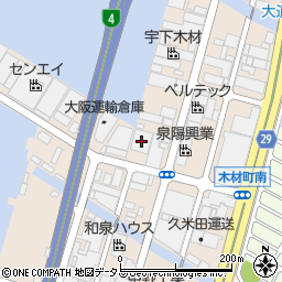 ジャパン建材南大阪営業所周辺の地図