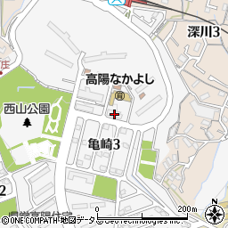 日本道路公団高陽寮周辺の地図