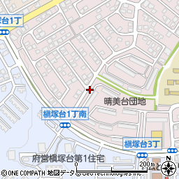 晴美台A団地駐車場【6号棟付近】(0094)周辺の地図
