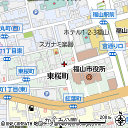 株式会社椿不動産　福山支店周辺の地図