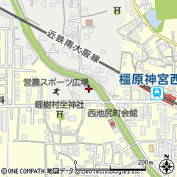 奈良県橿原市吉田町125周辺の地図