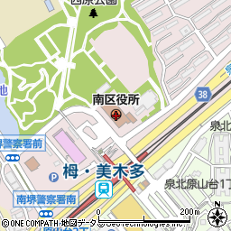 〒590-0100 大阪府堺市南区（以下に掲載がない場合）の地図