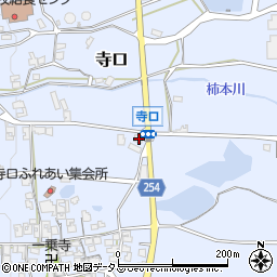 奈良県葛城市寺口488周辺の地図