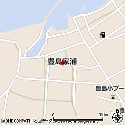 香川県小豆郡土庄町豊島家浦周辺の地図