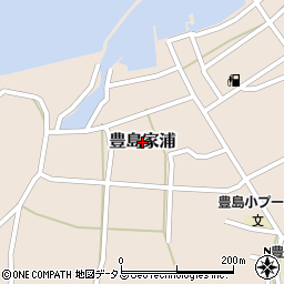 香川県土庄町（小豆郡）豊島家浦周辺の地図