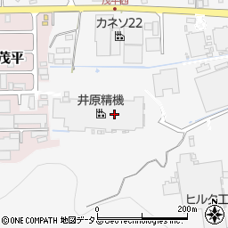 井原精機株式会社笠岡工場周辺の地図