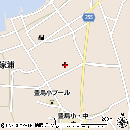香川県小豆郡土庄町豊島家浦2163周辺の地図