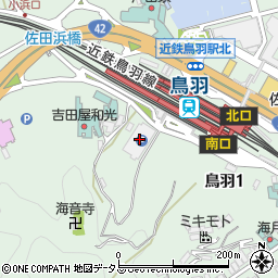 駅西周辺の地図
