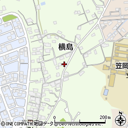 岡山県笠岡市横島730周辺の地図