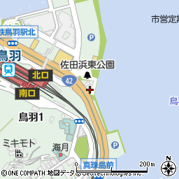 鳥羽警察署鳥羽駅前交番周辺の地図